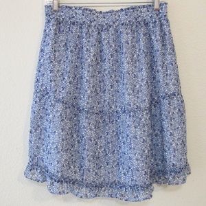 LOFT Ruffle Tiered Skirt